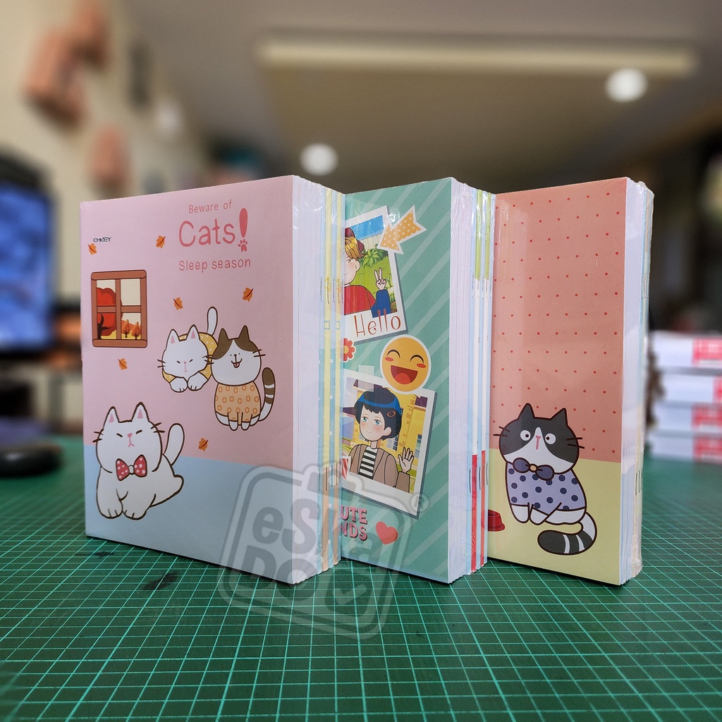 

mh OKEY Buku Tulis 58 Lembar - 10 Pcs / 1pack Buku Sekolah KIKY