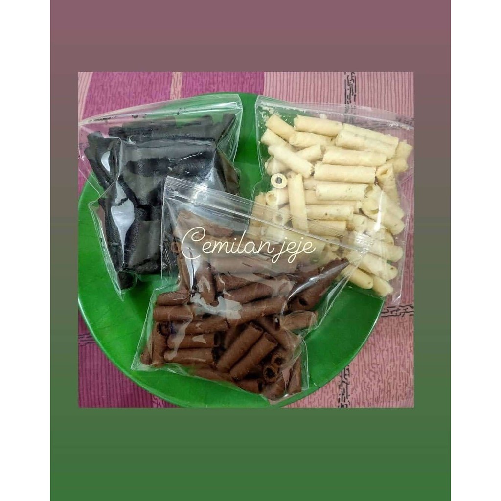 

Wafer roll/twizter/wafer pajang cemilanjeje
