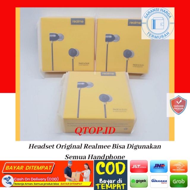 Headset Realme ORIGINAL / Handsfee Realme Buds Original Magnetic