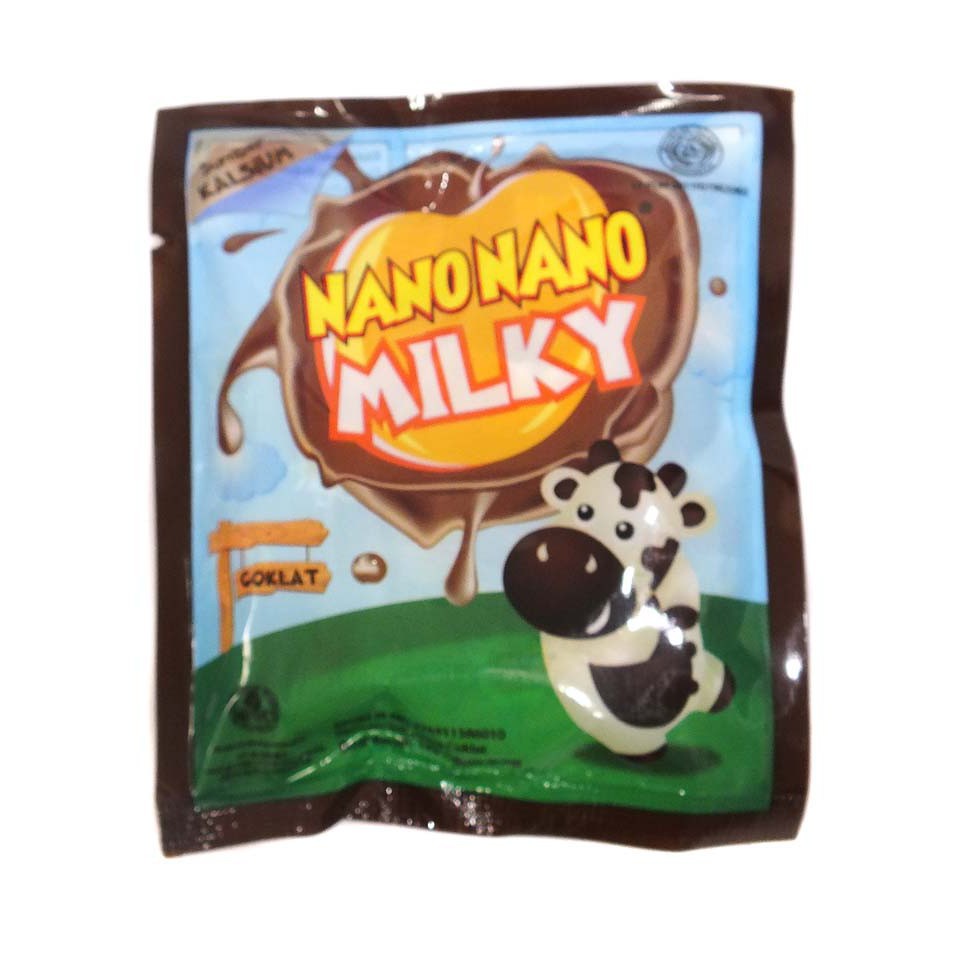 

Nano Nano Milky Sachet Coklat 12gr