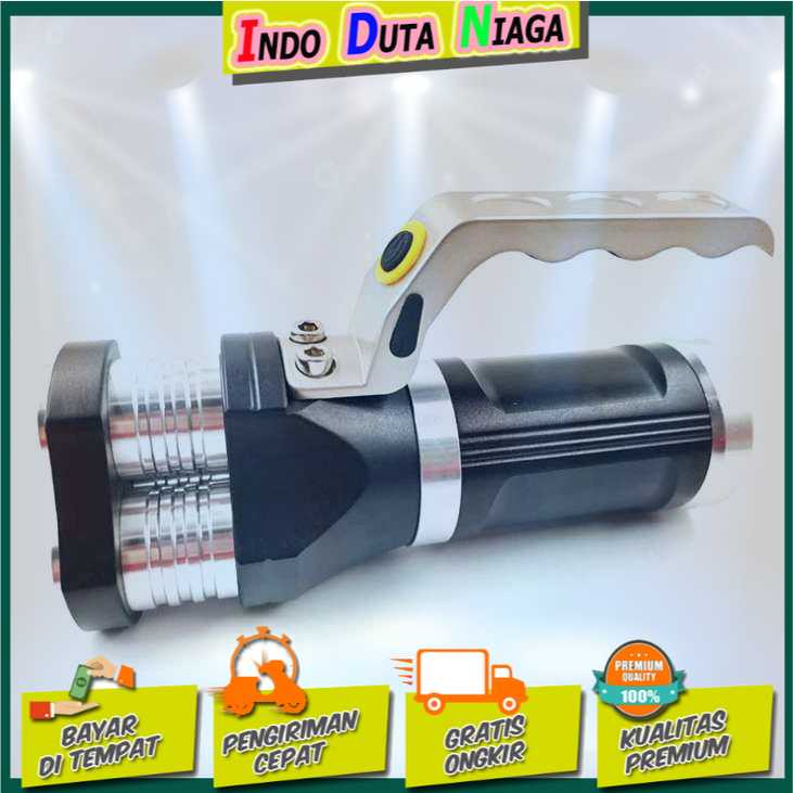 IDN TOOLS - TaffLED Senter LED Flashlight Rechargeable 40W 800 Lumens - TM28