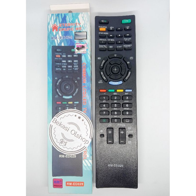 Remote TV LED-LCD SONY Remot SONY RM-ED029