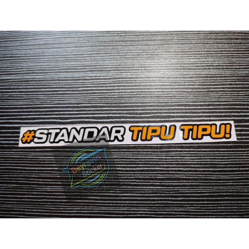 Sticker standar tipu tipu cutting