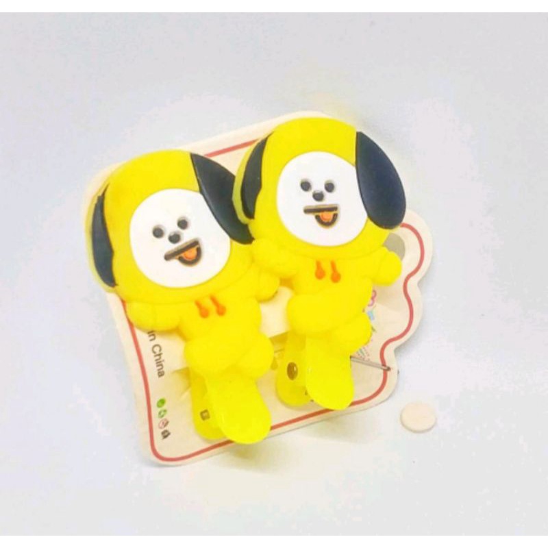 Jepit rambut anak BTS BT21 lucu