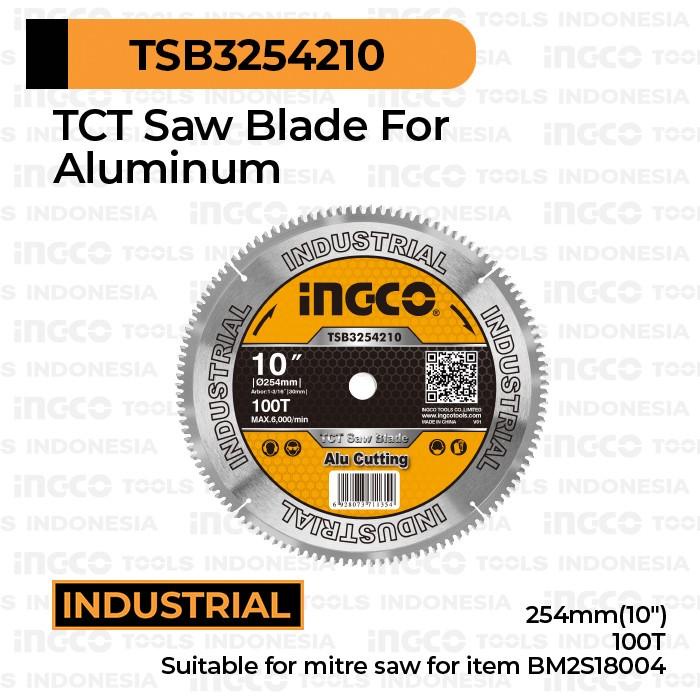 Saw | Aluminium Tct Saw Blade (10") Ingco - Mata Potong Miter Mitresaw Inch Termurah