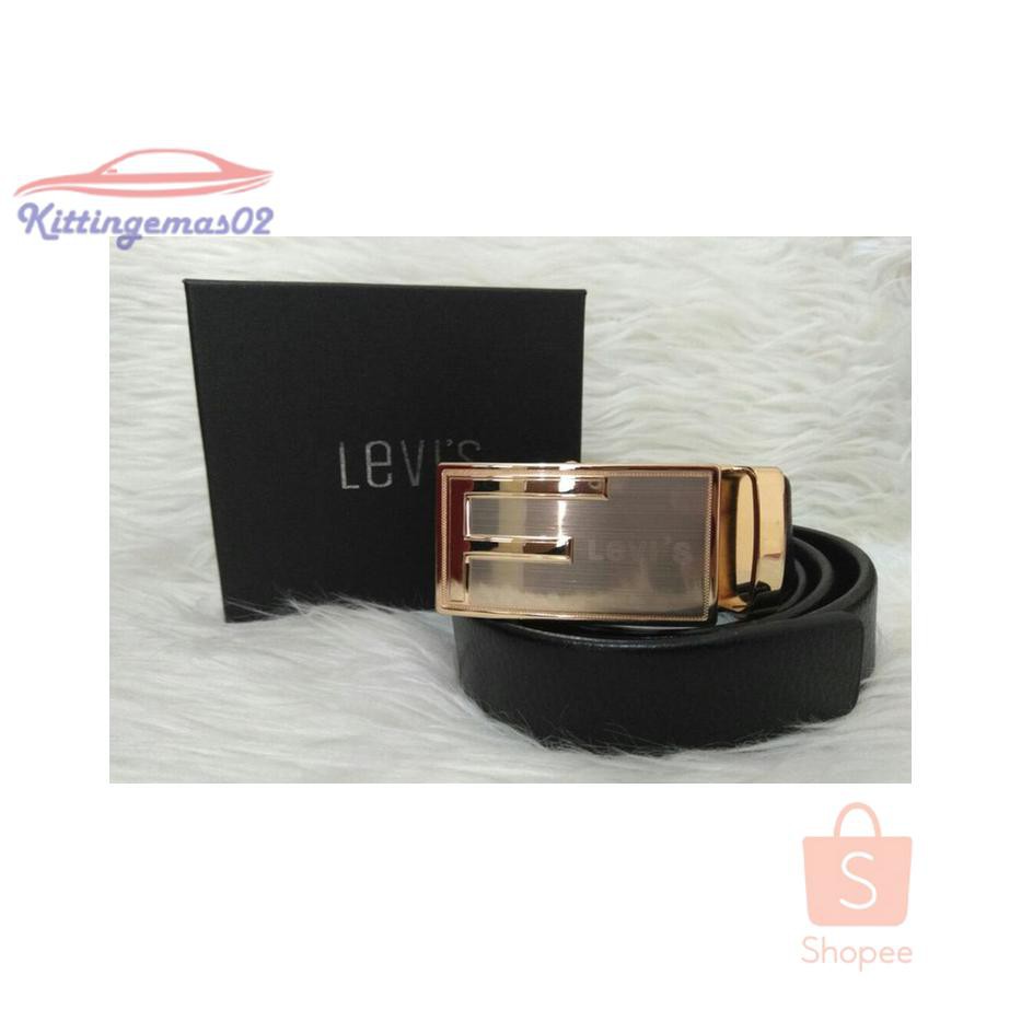 IKAT PINGGANG PRIA GESPER SABUK KTG2I647 REL LEVIS KULIT ...