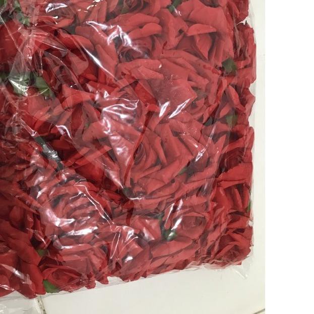 ☻ Kepala bunga mawar REAL ROSE artificial kepala bunga mawar ▼