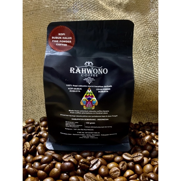 

Robusta Classic 150 gram Bubuk Halus Rahwono Coffee