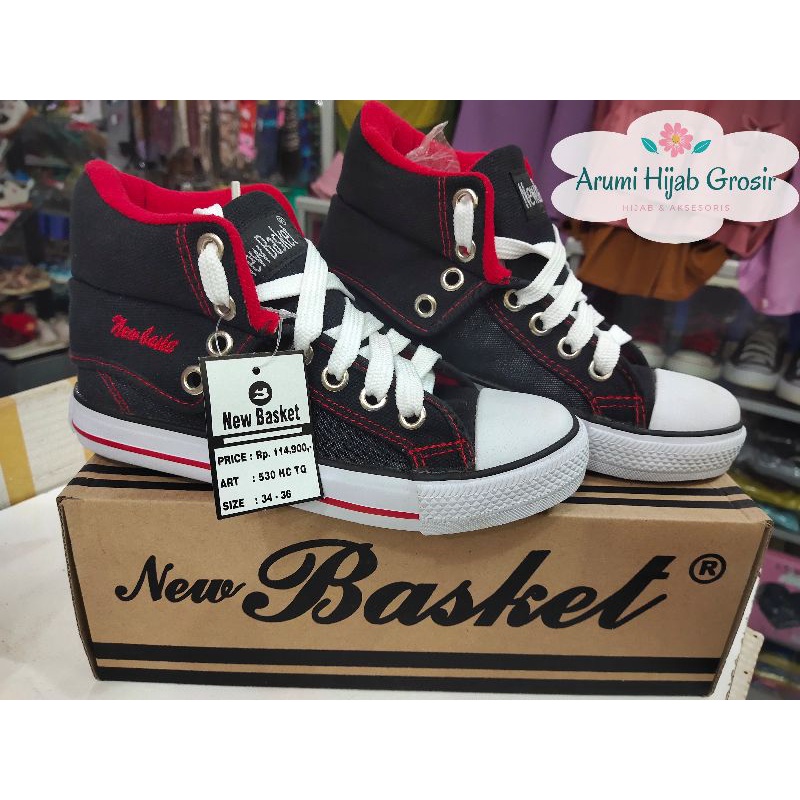 NEW BASKET 100% ORIGINAL,TIPE LIPET LEVIS SEPATU SEKOLAH