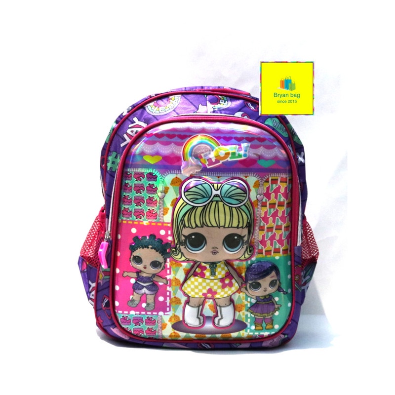 Tas Lol Tk ungu anak perempuan