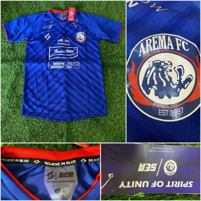 JERSEY BOLA AREMA MALANG HOME LIGA 1 2020 GRADE ORI