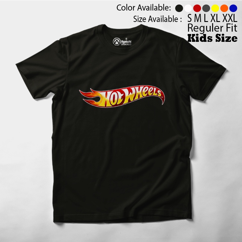 Baju Anak / Kaos Atasan Anak Laki Laki / Kaos Distro Anak / Kids T Shirt Hotwheels Logo