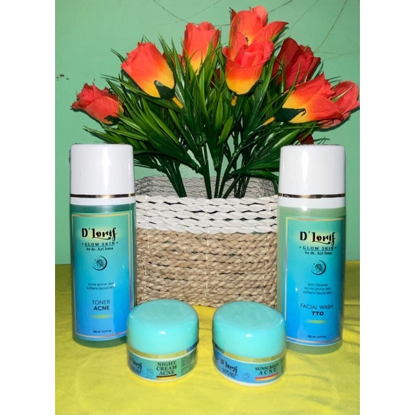 D’Lorif Glow Skin Paket Acne