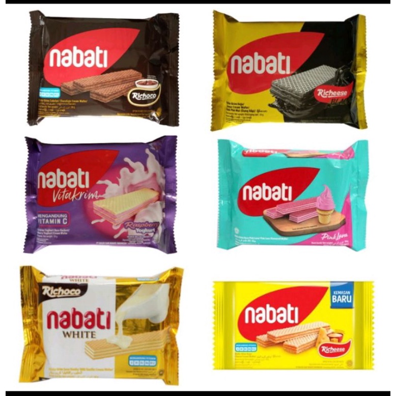 

NABATI WAFER ALL VARIAN PER PCS @46 G