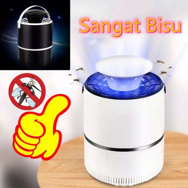 Sls89 Perangkap Nyamuk Jebakan Lalat Kipas Lampu Led Uv Ultraviolet Elektrik