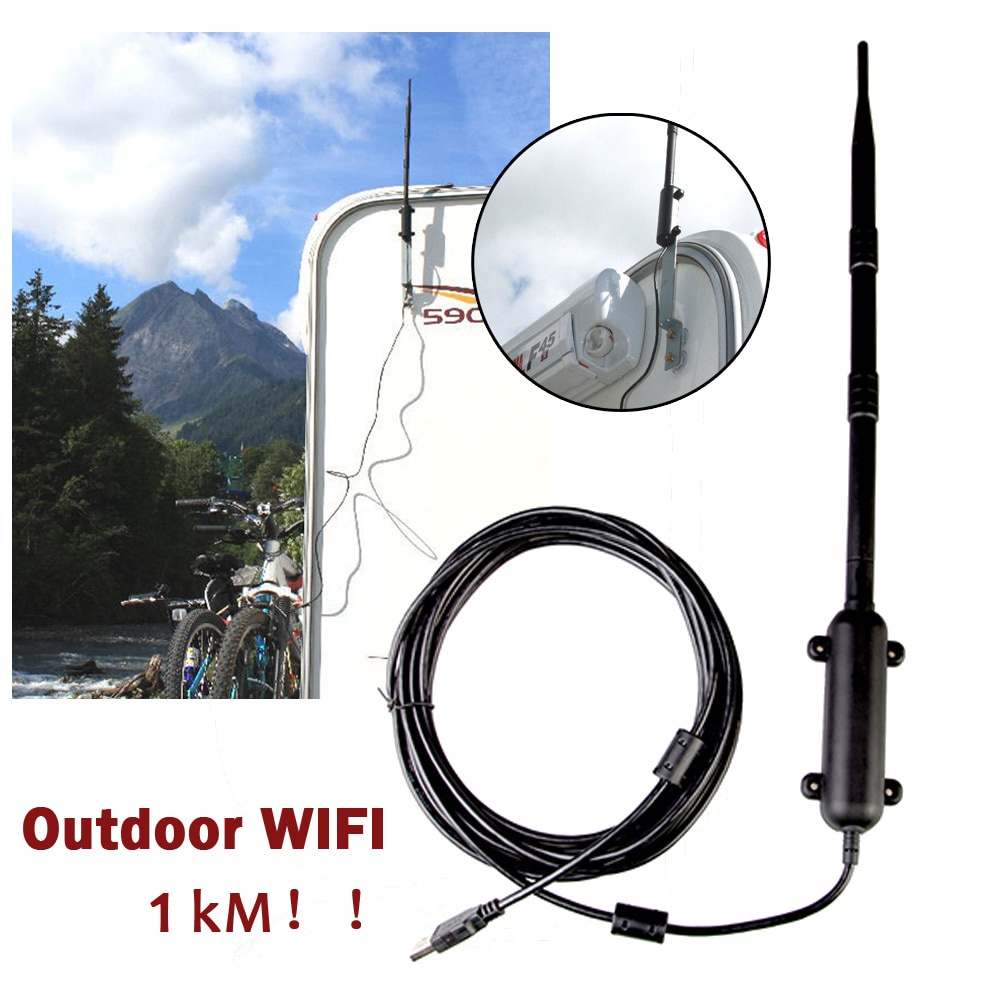 BEINI USB WiFi Antena Outdoor High Power Signal Amplifier 1000 Meter - 117991