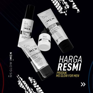 MS GLOW MEN Msglow For Men Paket Perawatan Wajah Pria