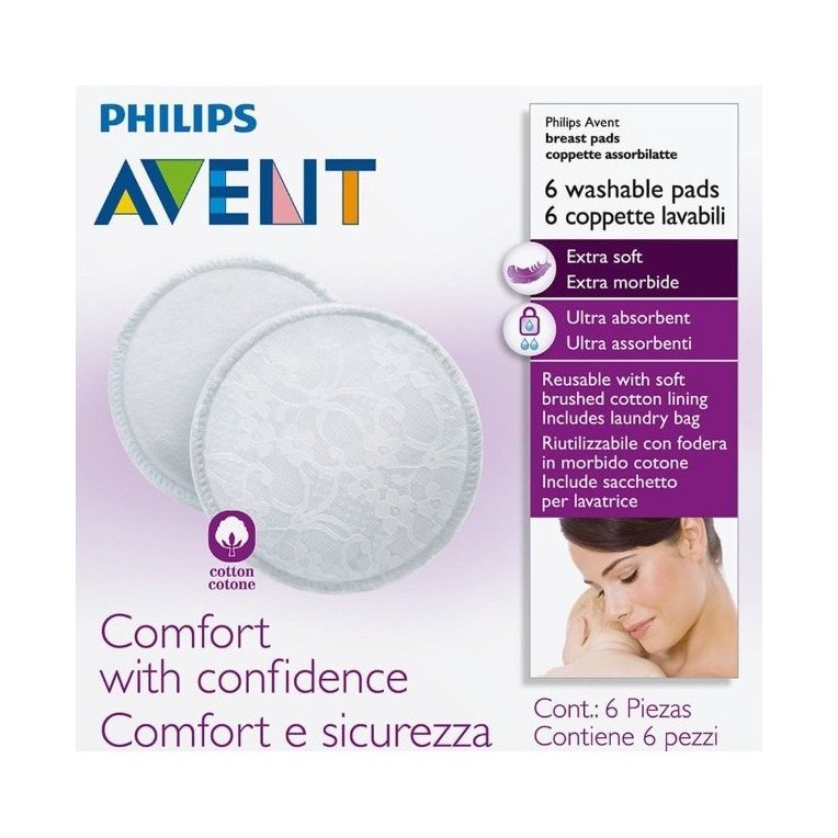 Avent - Breastpad Washable Isi 6