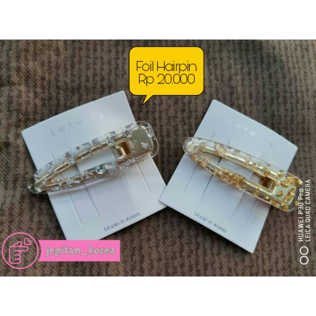 JEPIT RAMBUT KOREA ALUMUNIUM FOIL