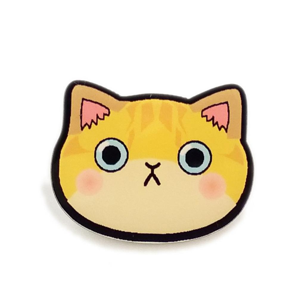 Timekey Bros Pin Enamel Alloy Desain Kartun Hewan Kucing Kecil Lucu D3L7