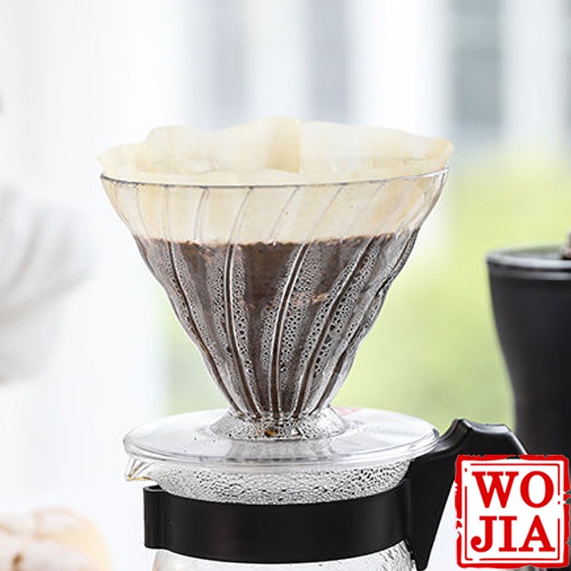 Coffee Dripper V60 Size 02 Acrylic Transparant Saringan Kopi Pour Over
