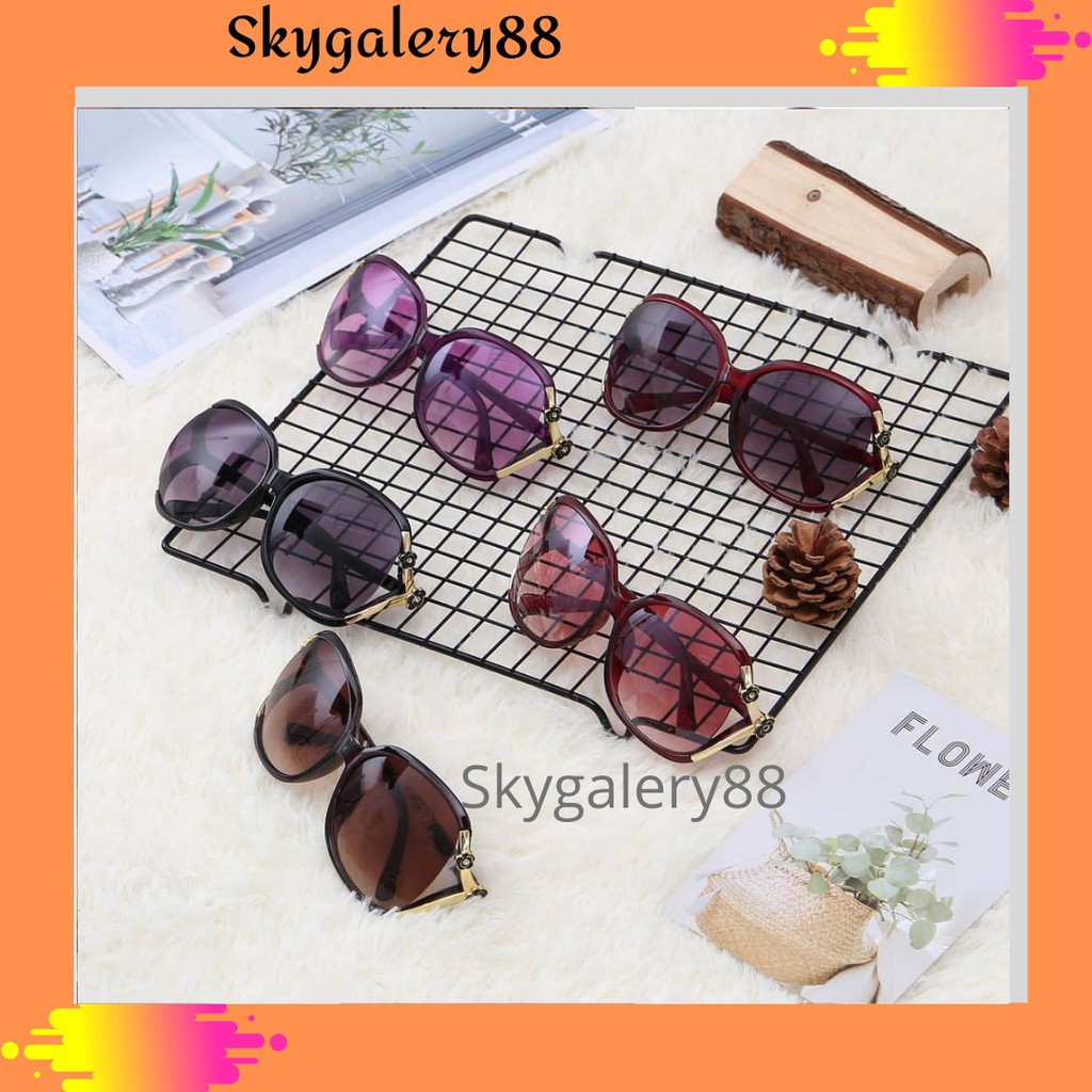 Kacamata Hitam Wanita Model Korea Mewah [KM49] Oranges1688