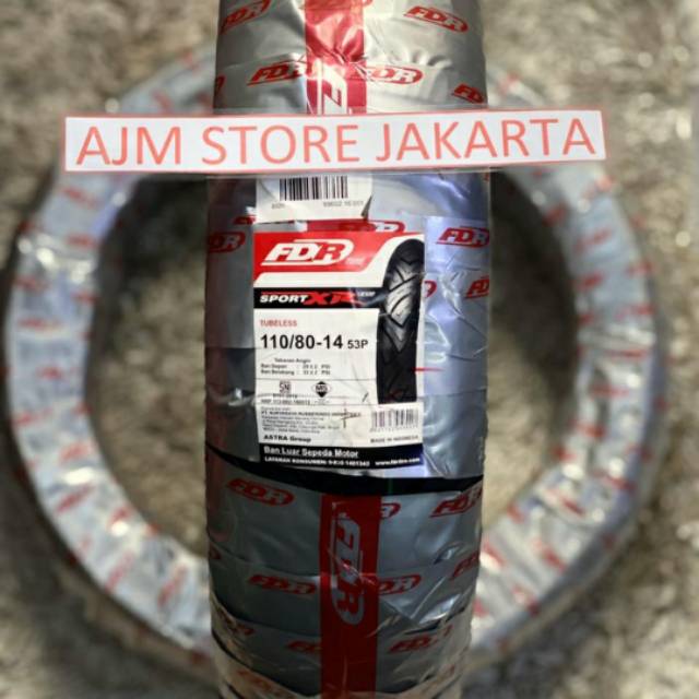 FDR Sport XR EVO 110/80-14 Tubeless...