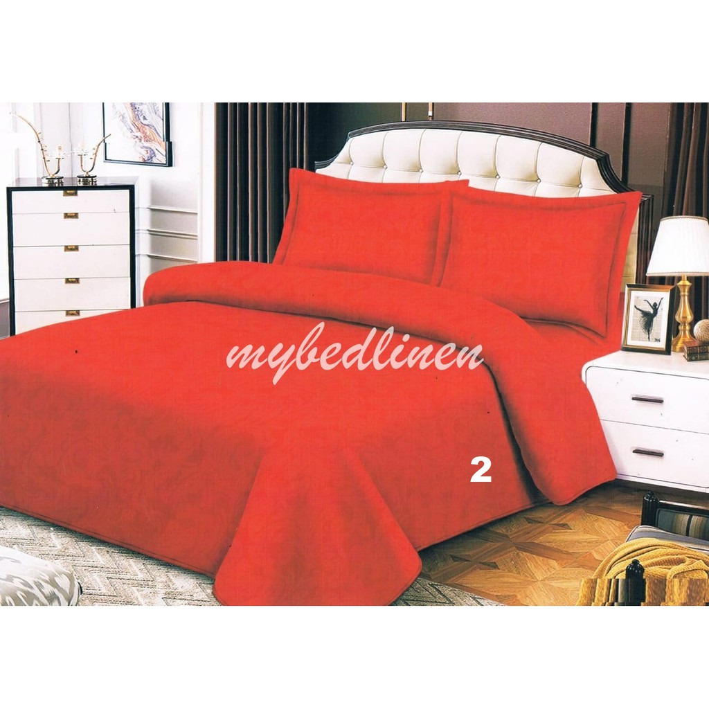 Kain Sprei Emboss Embos Motif