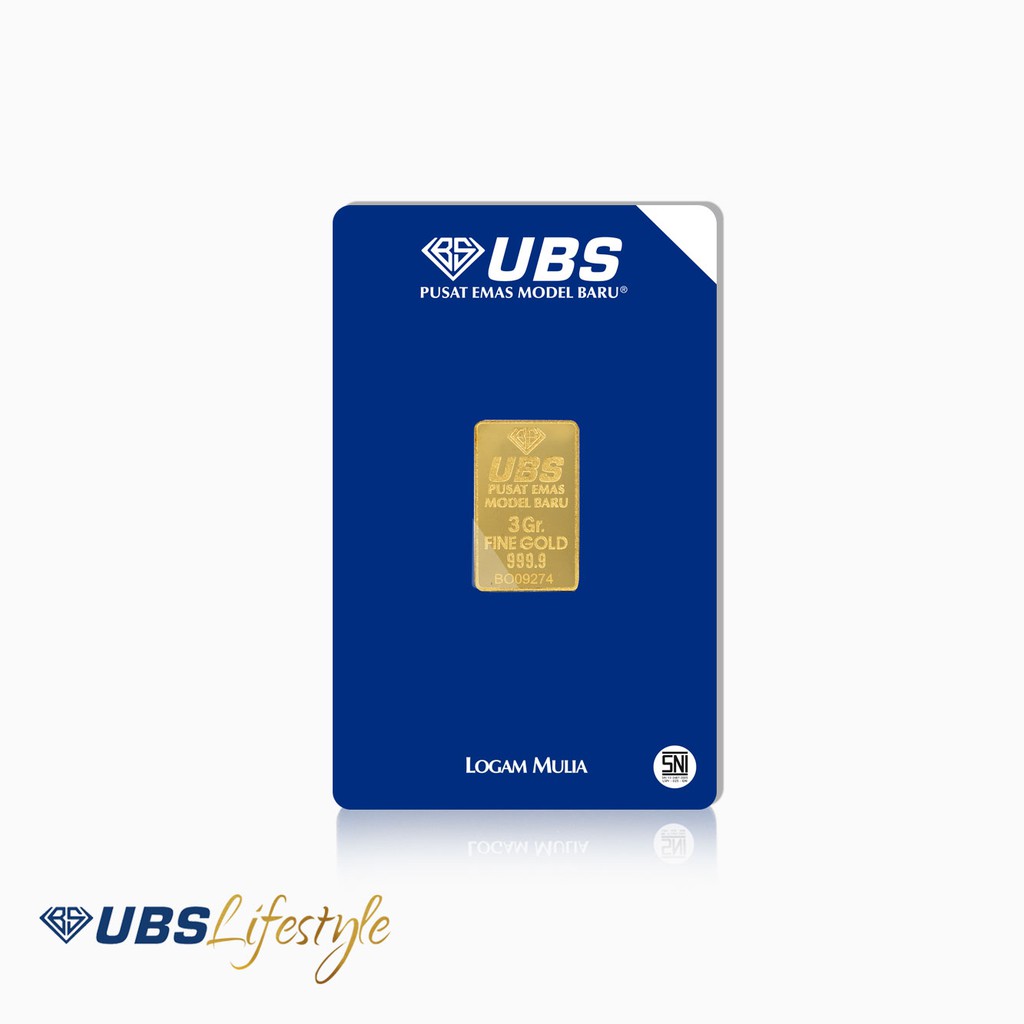 UBS Logam Mulia 3 Gram | Shopee Indonesia