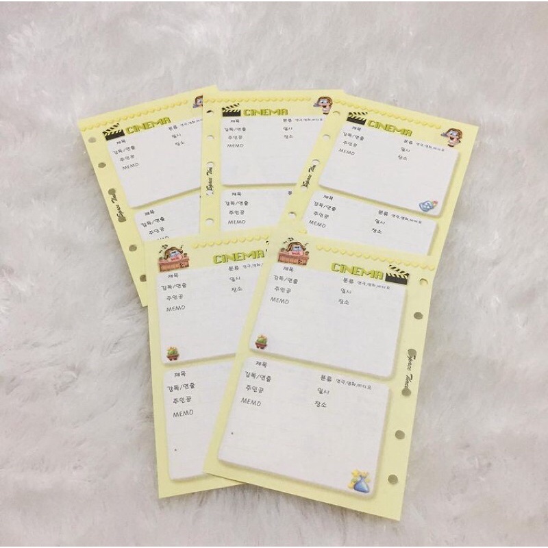 

Kertas File Import Korea Original Hobi Koleksi Jadul Cute Stuff Isi Binder Ordner