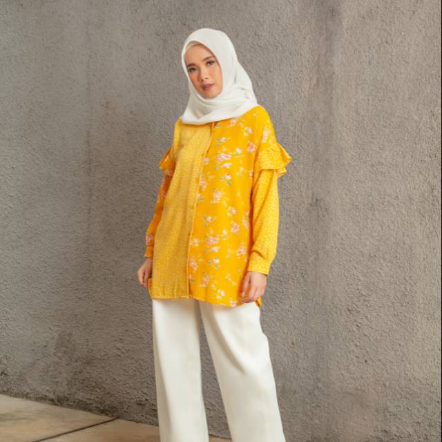 Blus/blus atasan wanita/kemeja/baju/atasan/baju hijab Bandung/baju hijab/baju hijabers/halika