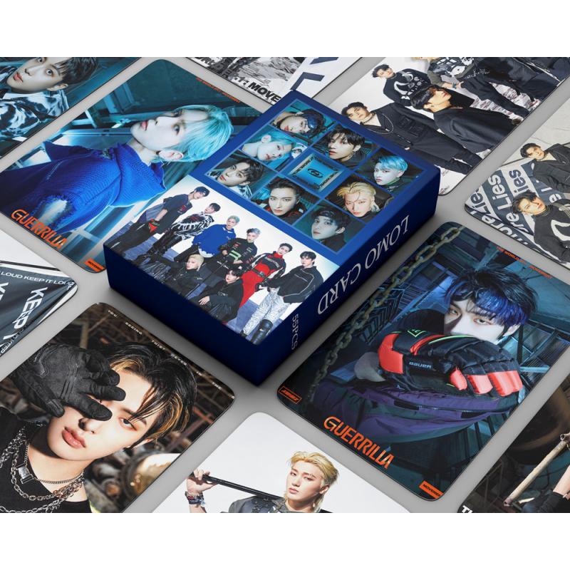 55pcs / Kotak Kartu Pos LOMO Foto ATEEZ THE WORLD EP 1: Motion Guerrilla Album