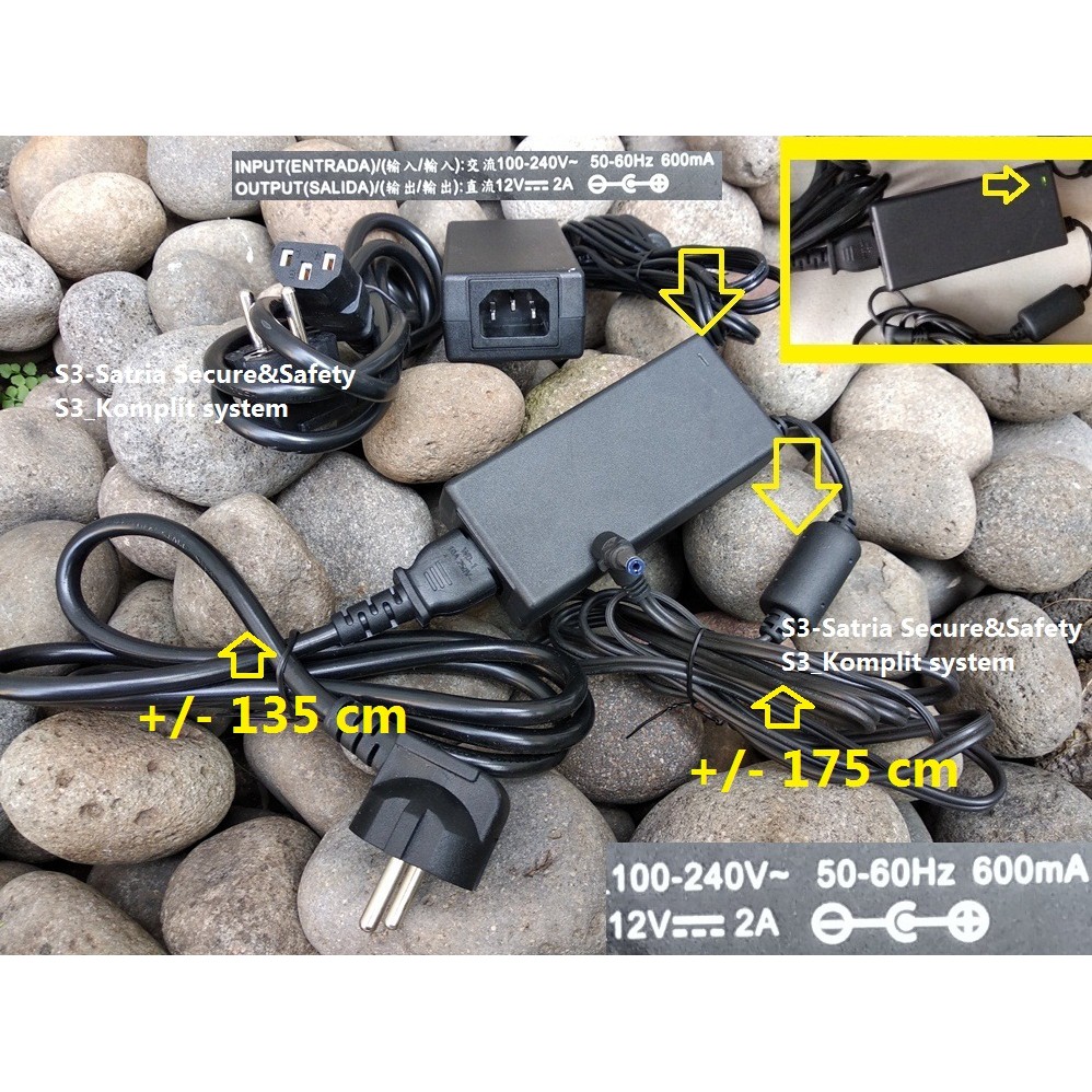 ADAPTOR ROUTER SWITCH 12V 2A ( ADAPTOR 12V 2000MA )
