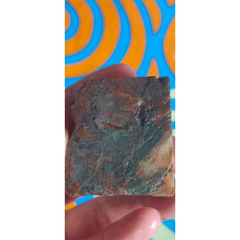 Natural Lumut Suliki Kristal ( Rough / Bahan Batu Akik - bukan bacan opal kalimaya kecubung giok )