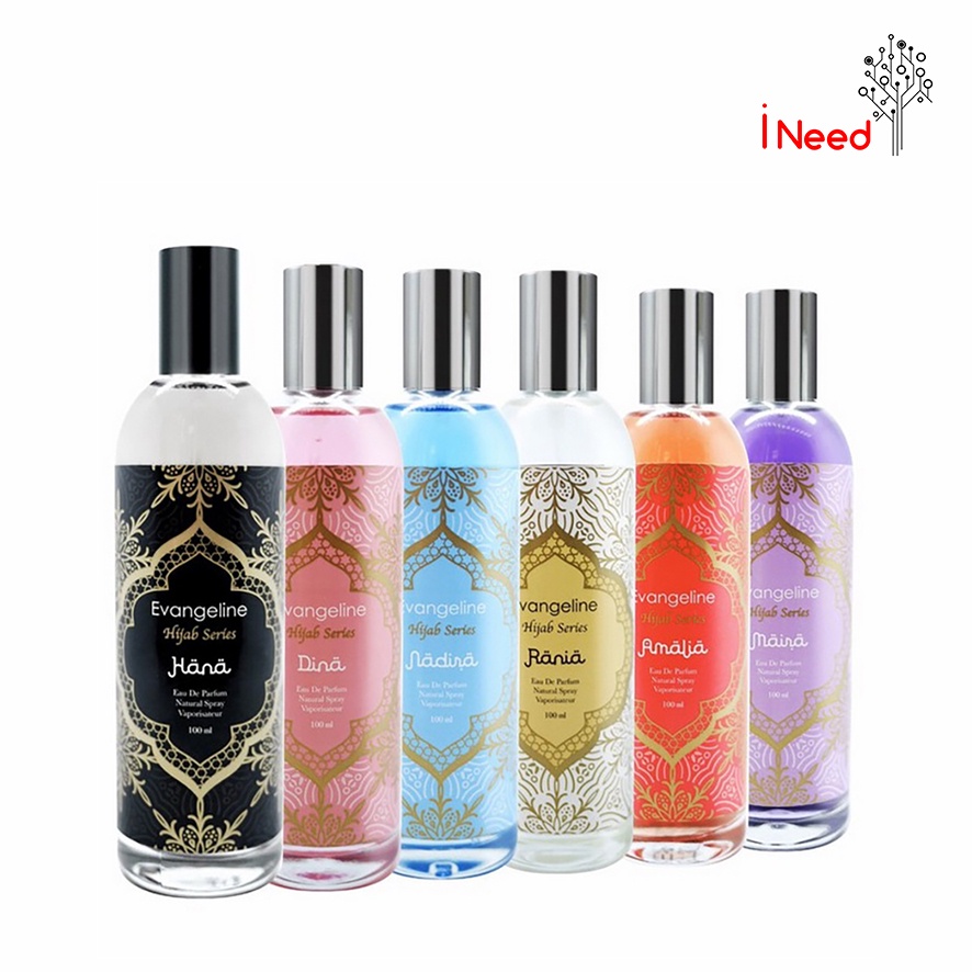 (INEED) Evangeline Hijab Series - Parfum Wanita EDP 100ML - Parfum Hijab Evangeline