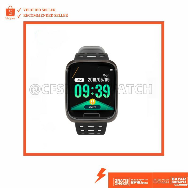 Aerial Smartwatch Pedometer Tahan Air