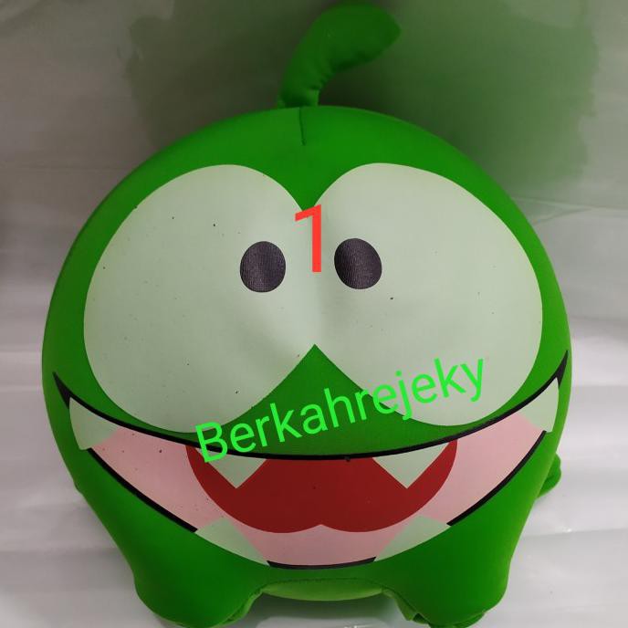 BONEKA BANTAL BULAT CUT THE ROPE BONEKA KARAKTER CUT THE ROPE Best Seller