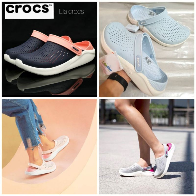 SANDAL Crocs literide woman / sepatu crocs literide / sandal wanita crocs literide