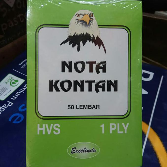 

Nota Kontan kecil 1 ply HVS Excelindo (kelipatan 10 buku)