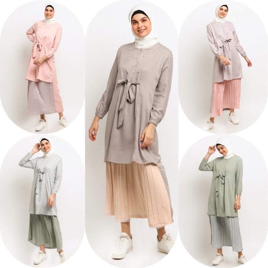 FASHION GAMIS WANITA MUSLIM LE NAJWA LUNA DRESS