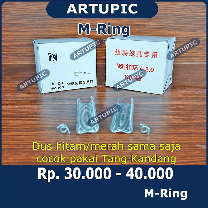 M-Ring C-Ring isi staples untuk tang kandang ayam puyuh kelinci