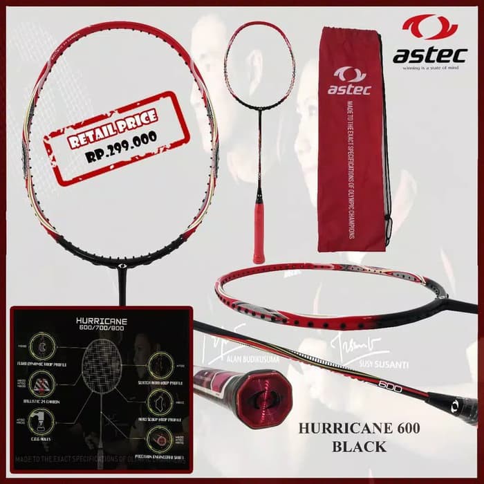 Raket badminton Astec Hurricane 600