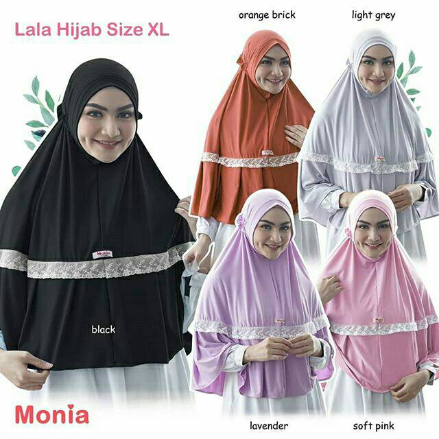 Lala Hijab by Monia Hijab Kids size XL ( Dewasa ) | Jilbab terbaru