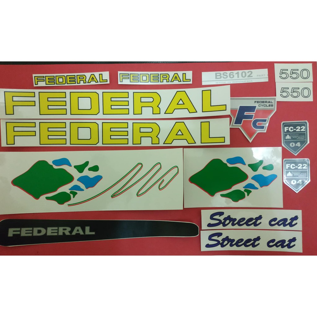 Decal Federal Street Cat 550