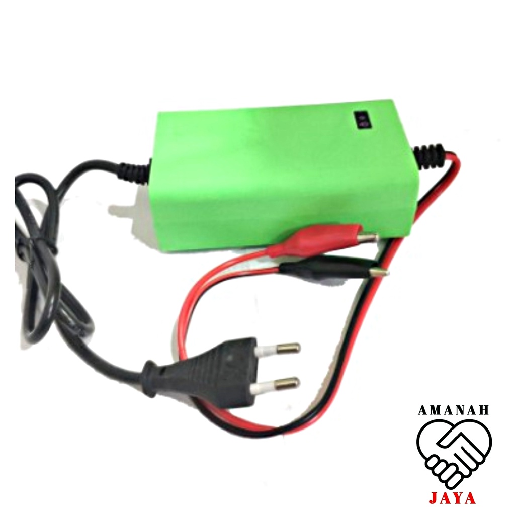 Cas Aki 6v 2a Charger Mobil Motor Mainan Cas Aki 6 Volt