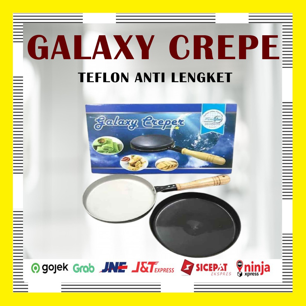 Paling Murah Galaxy Crepe Pan Maker Wajan Terbalik Teflon Anti Lengket Cetakan Kue Kulit Risole Lumpia Praktis bg7KgbUOJMkdm
