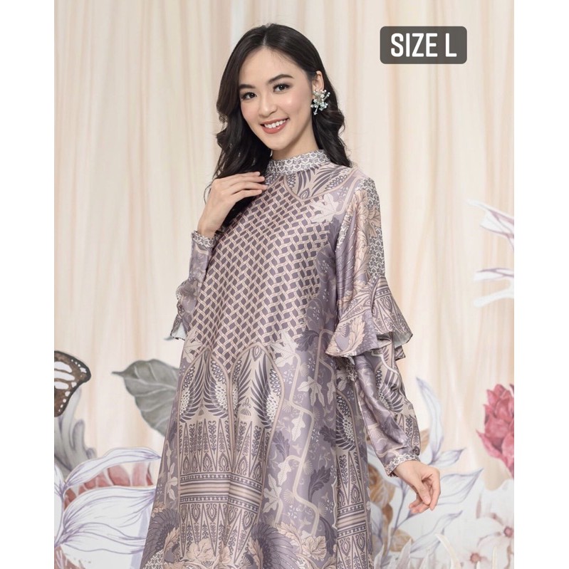 Celebes Tunic - evening haze size L y Wearing Klamby