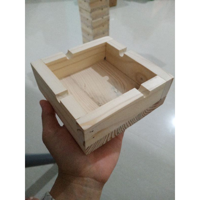 Asbak Kayu Jati Belanda