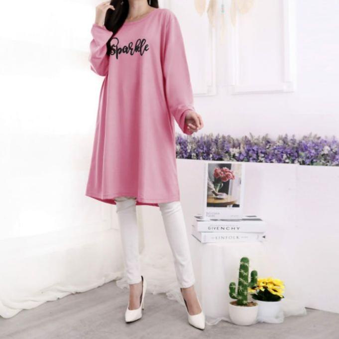 TUNIK JUMBO WANITA LD 120 - 130 - 140 TUNIK KAOS BIG SIZE XXL-XXXL
