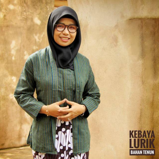 Kebaya Lurik Wanita Katun Tenun Adat Jawa